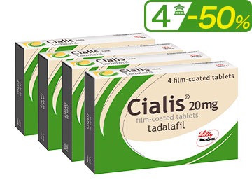 犀利士 Cialis 正品壯陽藥【 4 盒】
